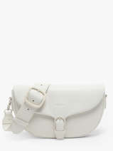 Sac Bandoulire M Oxer Cuir Etrier Blanc oxer EOXE065M