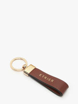 Keychain Tradition Leather Etrier Brown tradition ETRA403M-vue-porte