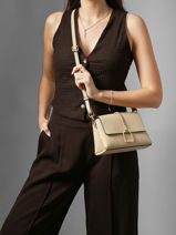 Sac Bandouli�re S Torsade Cuir Etrier Beige torsade ETOS169S-vue-porte