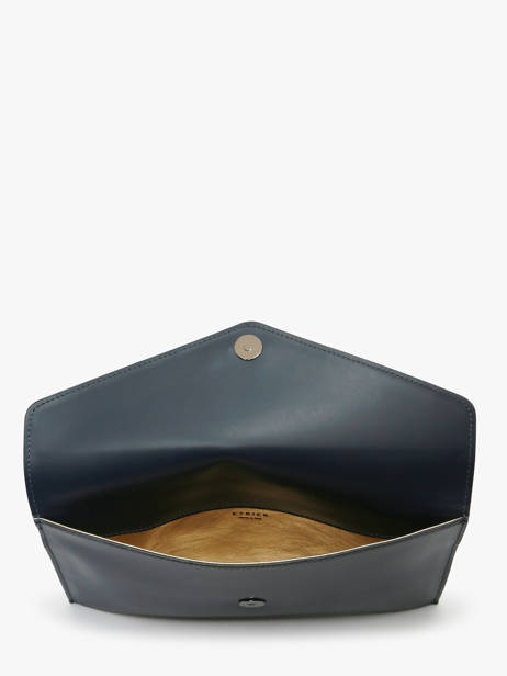 Pochette De Soirée L Paddock Cuir Etrier Bleu paddock EPAD075L vue secondaire 4